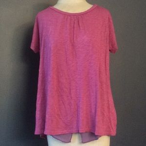 The Refinery Blouse Purple/Merlot- S